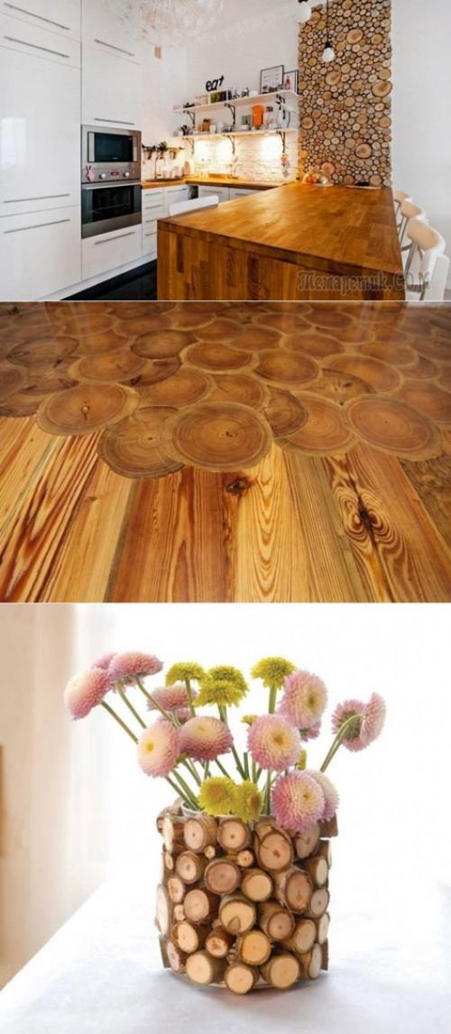 Идеи декора спилов в интерьере 02