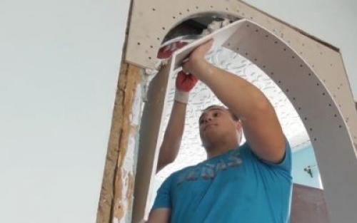 Как делается арка из профиля. Изготовление гипсокартонной арки