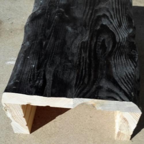 Кухня с балками на потолке. Материалы 01