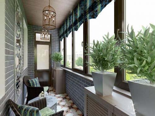 Идеи дизайна отделки балкона 02