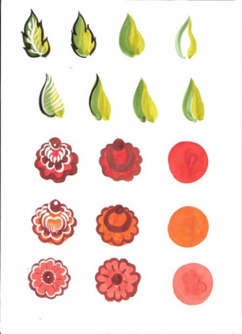 Роспись по дереву акриловыми красками. Выбор краски 05