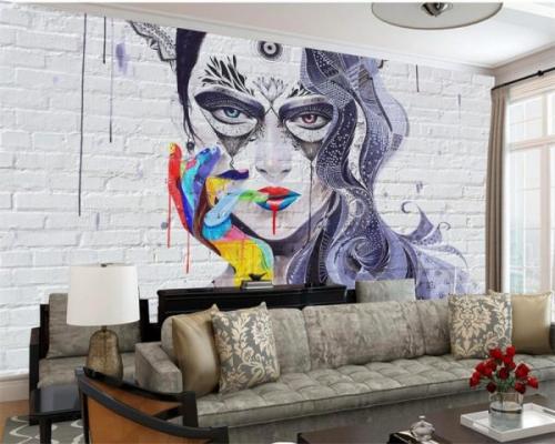 Как расписать стену в квартире. Как красиво разрисовать стену в комнате своими руками