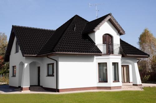 Цвет фасада дома и крыши. О сочетаемости цветов кровли и фасада 06