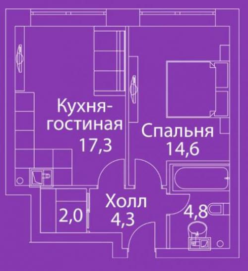 Однокомнатная квартира: 10 советов по созданию уютного и стильного интерьера 01 Однокомнатная квартира: 10 советов по созданию уютного и стильного интерьера 01