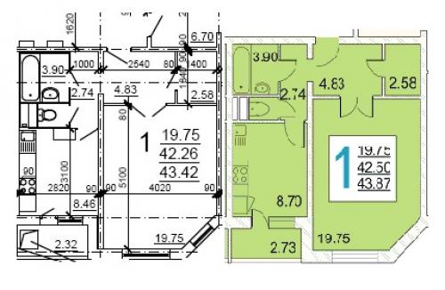 Можно ли использовать перегородки в однокомнатной квартире. Перегородка в однушке. Быть или не быть?