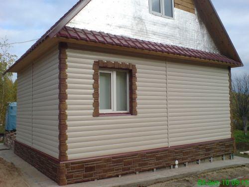 Бежевый цвет фасада дома. Бежевый сайдинг: фото домов