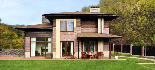 Подбор цвета фасада частного дома. Цвета фасадов – выбор цветовых решений и правила гармоничного сочетания с дизайном дома