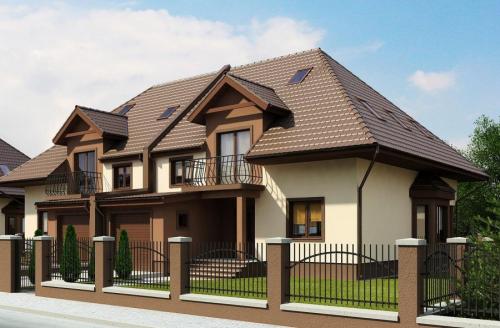 Цвет фасада дома с вишневой крышей. Цвет крыши: как правильно подобрать под фасад. Обзор лучших сочетаний и модных решений (95 фото-идей)