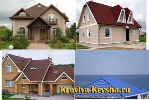 Цвет фасада дома с серой крышей.  На что необходимо обратить внимание выбирая цвет будущей крыши?