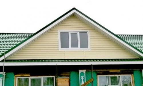 Чем обшить фронтон жилого дома красиво. Материалы для облицовки фронтона частного дома