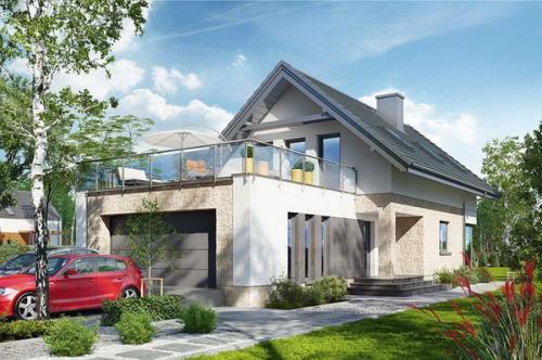 Как украсить фронтон дома своими руками. Практичная эстетика: фронтоны с балконами и террасами