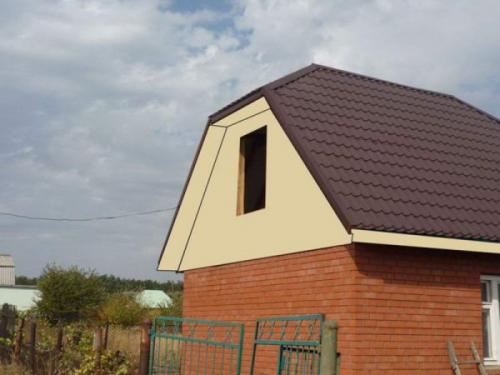 Чем отделать фронтон дома недорого и красиво. Чем обшить фронтон дома