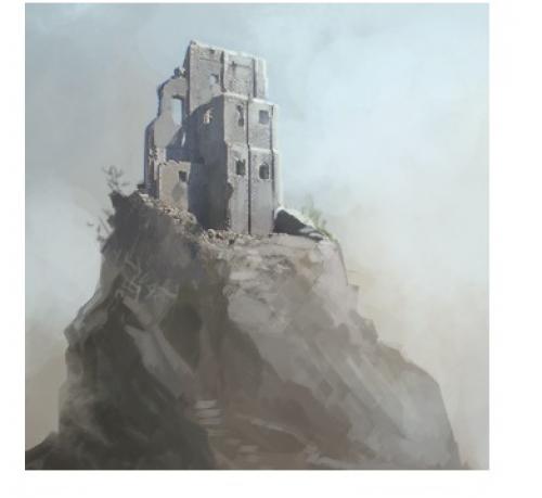 Как добавить фон к рисунку пугала, например, небо или растения. Простой способ нарисовать задний фон