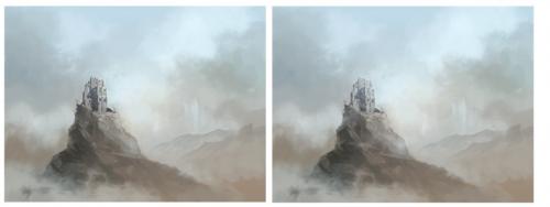 Как добавить фон к рисунку пугала, например, небо или растения. Простой способ нарисовать задний фон