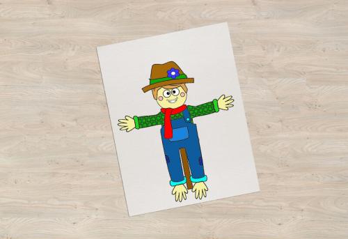 Как можно использовать картинки пугал для обучения детей природе. Аппликация Пугало огородное из бумаги для детей (шаблоны)