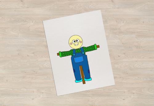 Как можно использовать картинки пугал для обучения детей природе. Аппликация Пугало огородное из бумаги для детей (шаблоны)