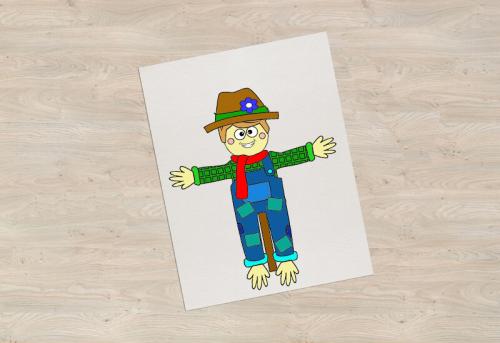 Как можно использовать картинки пугал для обучения детей природе. Аппликация Пугало огородное из бумаги для детей (шаблоны)