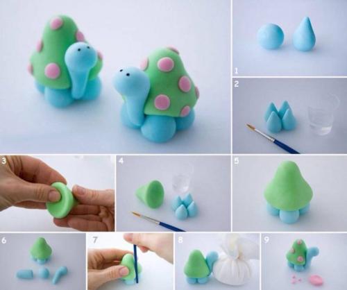 Как можно сделать поделки из воздушного пластилина и бутылок более прочными. Поделки из воздушного пластилина своими руками — идеи и пошаговые инструкции простых красивых поделок для детей и начинающих + фото