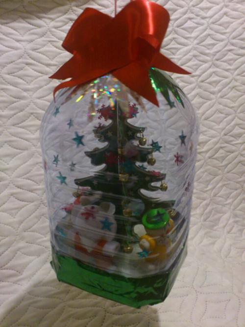 Какие материалы можно использовать для украшения новогодних поделок из пластиковой бутылки. Поделки из пятилитровой пластиковой бутылки к Новому году