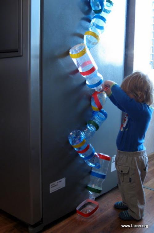 Какие игры можно сделать из пластиковых бутылок без использования инструментов. Вращающиеся шарики - игра из пластиковых бутылок