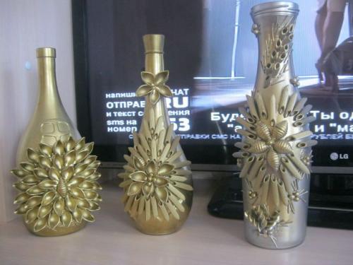 Какие способы декорирования пластиковых бутылок наиболее популярны. Популярные способы оформления снаружи