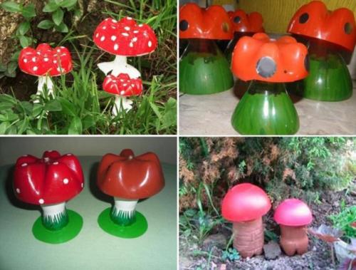 Какие бутылки из ПЭТ можно использовать для создания предметов для сада. Идеи поделок для сада и огорода 2025 из пластиковых бутылок