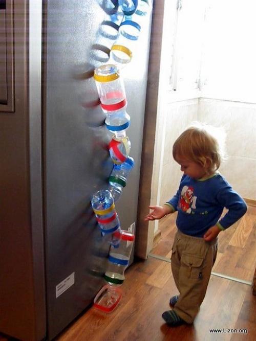 Какие игры можно сделать из пластиковых бутылок без использования инструментов. Вращающиеся шарики - игра из пластиковых бутылок