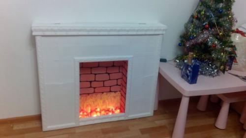 Фальш-камин своими руками из коробок. Как сделать камин из коробок своими руками: пошаговое описание лучших идей и советы, как сделать красивый и стильный камин (85 фото)