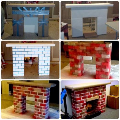 Фальш-камин своими руками из коробок. Как сделать камин из коробок своими руками: пошаговое описание лучших идей и советы, как сделать красивый и стильный камин (85 фото)