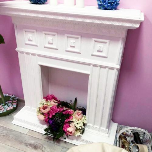 Декоративный камин из пеноплекса. Как сделать декоративный камин из пенопласта своими руками 24