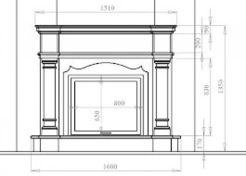 Фальш-камин своими руками чертежи. Фальш-камин собственными руками