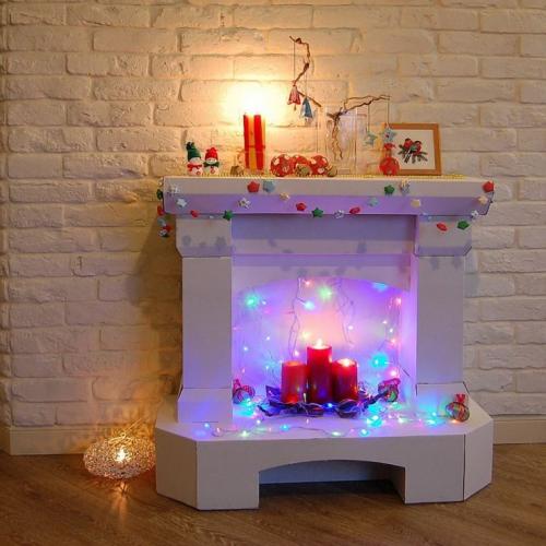 Фальш-камин своими руками из коробок. Как сделать камин из коробок своими руками: пошаговое описание лучших идей и советы, как сделать красивый и стильный камин (85 фото)