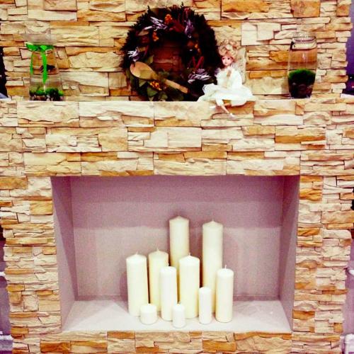 Возводим камин из пенопласта своими руками. Декоративный камин из пенопласта своими руками 27