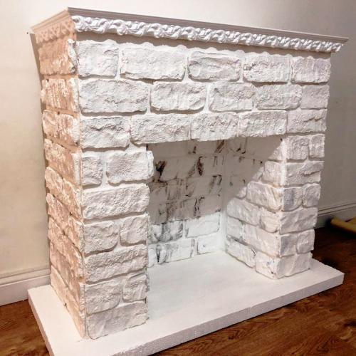 Возводим камин из пенопласта своими руками. Декоративный камин из пенопласта своими руками 25