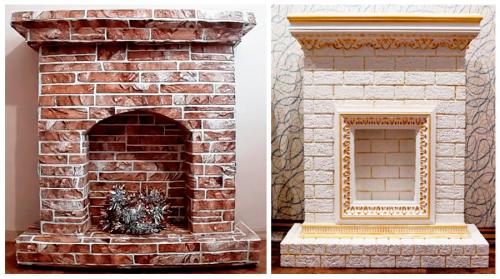 Декоративный камин из пеноплекса. Как сделать декоративный камин из пенопласта своими руками 17