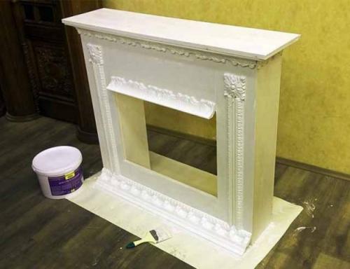 Возводим камин из пенопласта своими руками. Декоративный камин из пенопласта своими руками