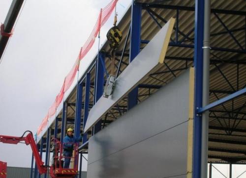 Гараж из сэндвич-панелей. Что такое сэндвич-панель