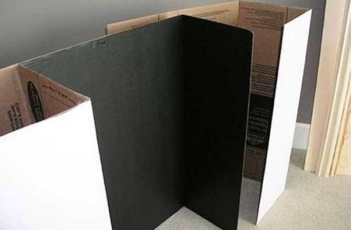 Камин на рождество своими руками. Если есть большая коробка