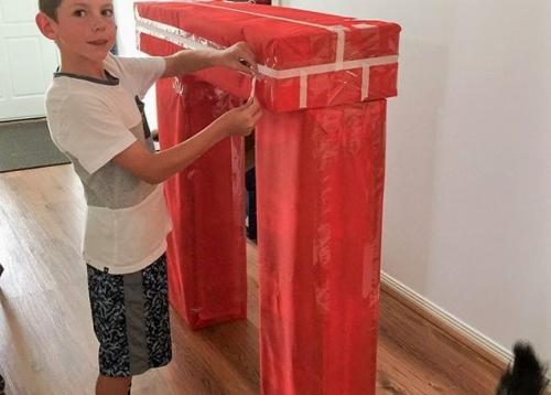 Фальш-камин своими руками из коробок. Вдохновляйтесь: лучшие идеи