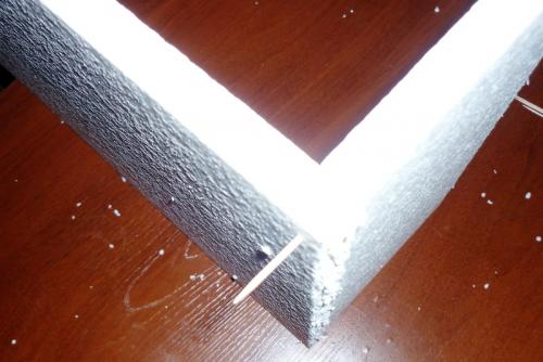 Камин из пеноплекса. Фальш-камин из пенопласта