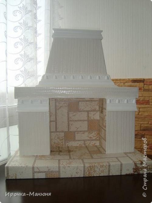 Камин из пеноплекса.