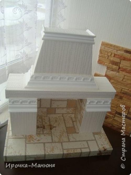 Камин из пеноплекса.