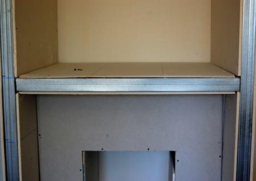 Камин из пенопласта размеры. №2. Фальш-камин из гипсокартона