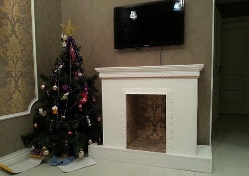 Фальш камин своими руками. Как сделать фальш-камин из картона 09 Фальш камин своими руками. Как сделать фальш-камин из картона 09