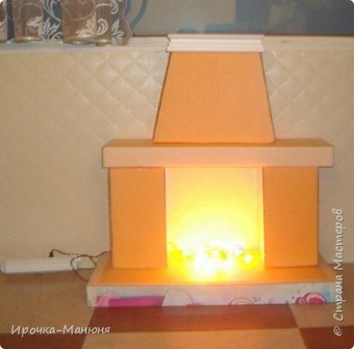 Камин своими руками из пеноплекса схема.