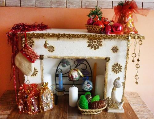 Камин из пеноплекса. Фальш-камин из пенопласта