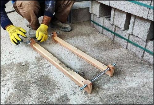 Как выбрать подходящий шаблон для кирпичной кладки. Шаблон для кладки —, что это за приспособление