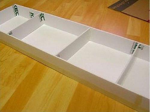 Декоративный камин своими руками из картона. Процесс изготовления камина