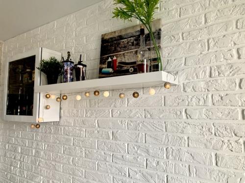 Кирпичная стена своими руками из штукатурки. Стена под кирпич из штукатурки своими руками