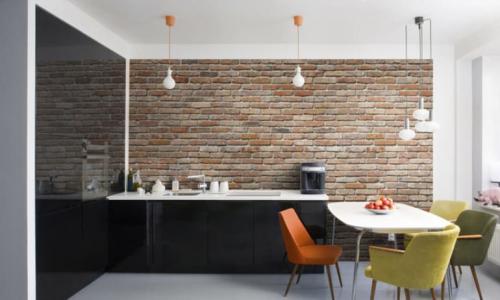 Как покрасить стену, чтобы она выглядела, как кирпичная. Особенности и преимущества отделки стен под кирпич в интерьере